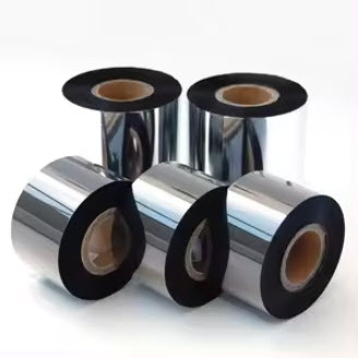 [R302TX050300025NB] Băng mực in Resin 50mm x 300m Tem vải Cab MACH2